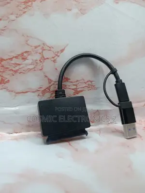 Type-C/USB 3.0 to SATA Hard Drive Converter for 2.5-Inch SSD HDD