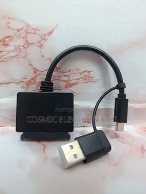 Type-C/USB 3.0 to SATA Hard Drive Converter for 2.5-Inch SSD HDD