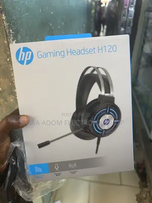 HP H120 USB 2 Pin Gaming Headset With Mic Control - Black