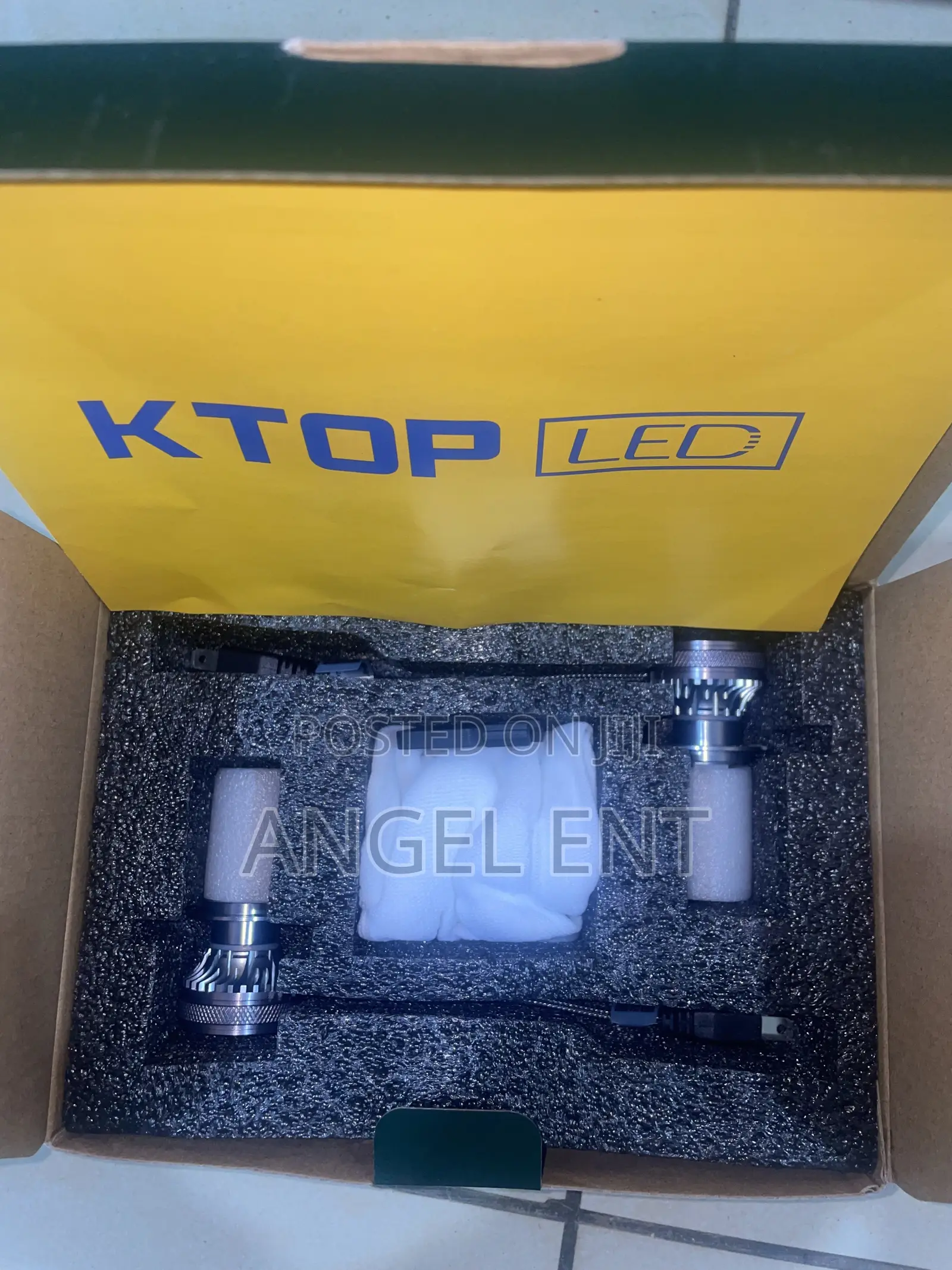 KPOP Quality 12V LED Headlight Bulbs Available (H4/H7/H8/9005)