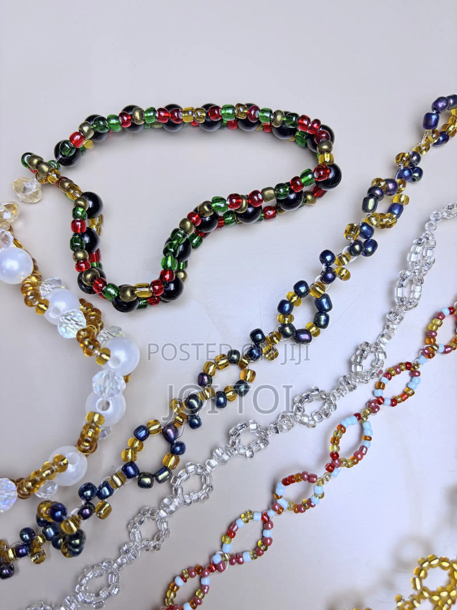2pair Luxe Beaded Anklet