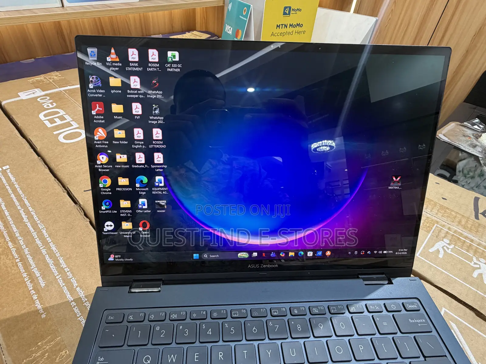 Laptop Asus Zenbook 14 OLED 16GB Intel Core i7 SSD 1T