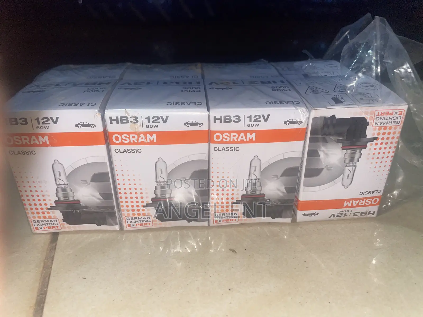 OSRAM Original Line HB3 (9005) & HIR2 12V 60W Halogen Headlight Bulbs