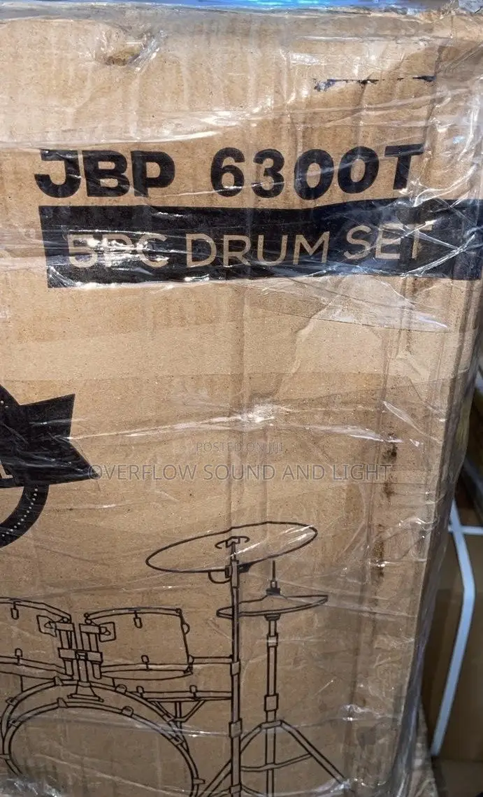 Tovaste JBP-Series Complete 5-Piece Acoustic Drum Set