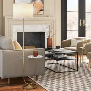 Floor Lamp With Marble Table - Threshold