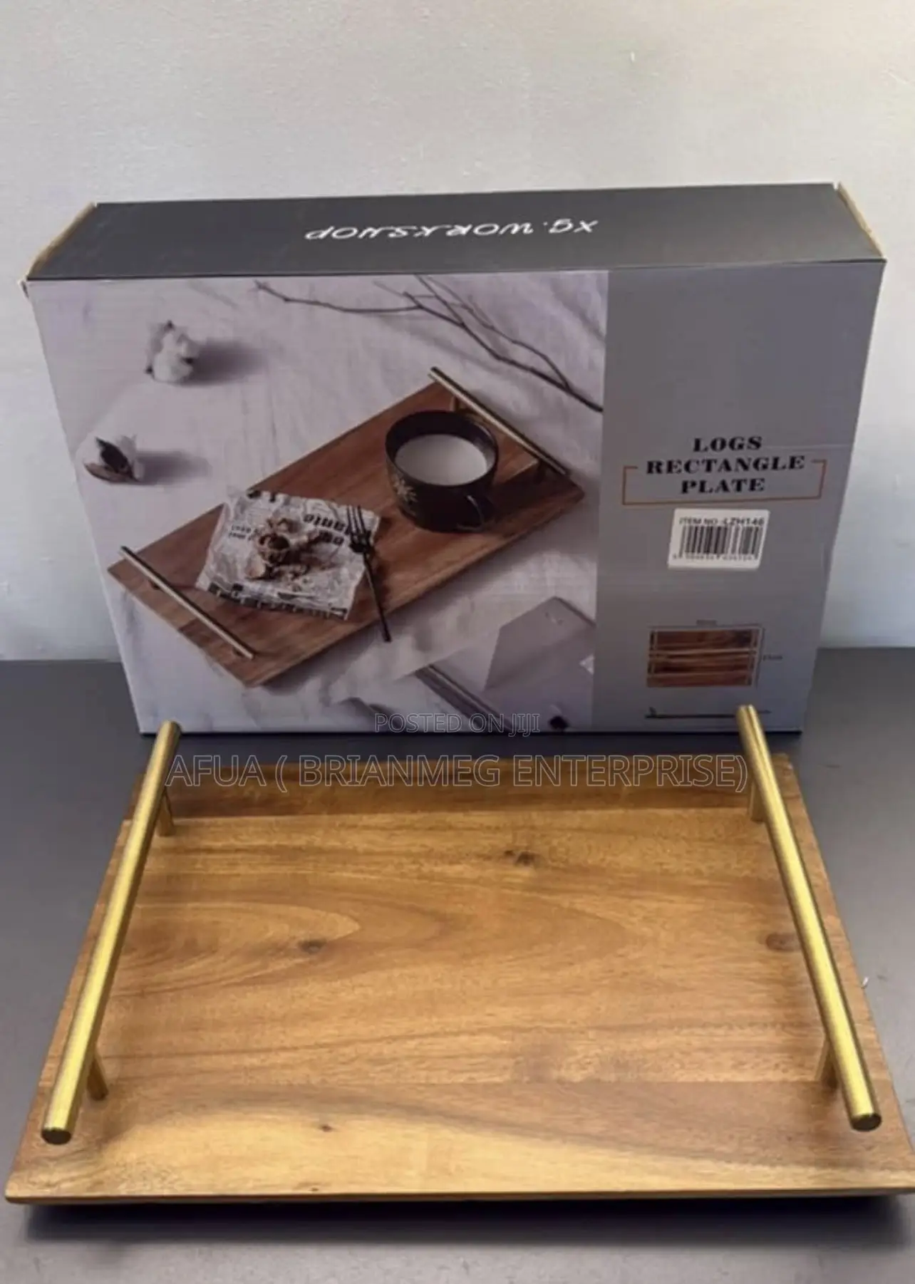 Luxurious LOGS Rectangular Plate/ Tray
