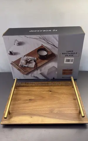 Luxurious LOGS Rectangular Plate/ Tray