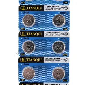 Tianqiu AG13 LR44 Button Cell Battery A76 357 10pcs
