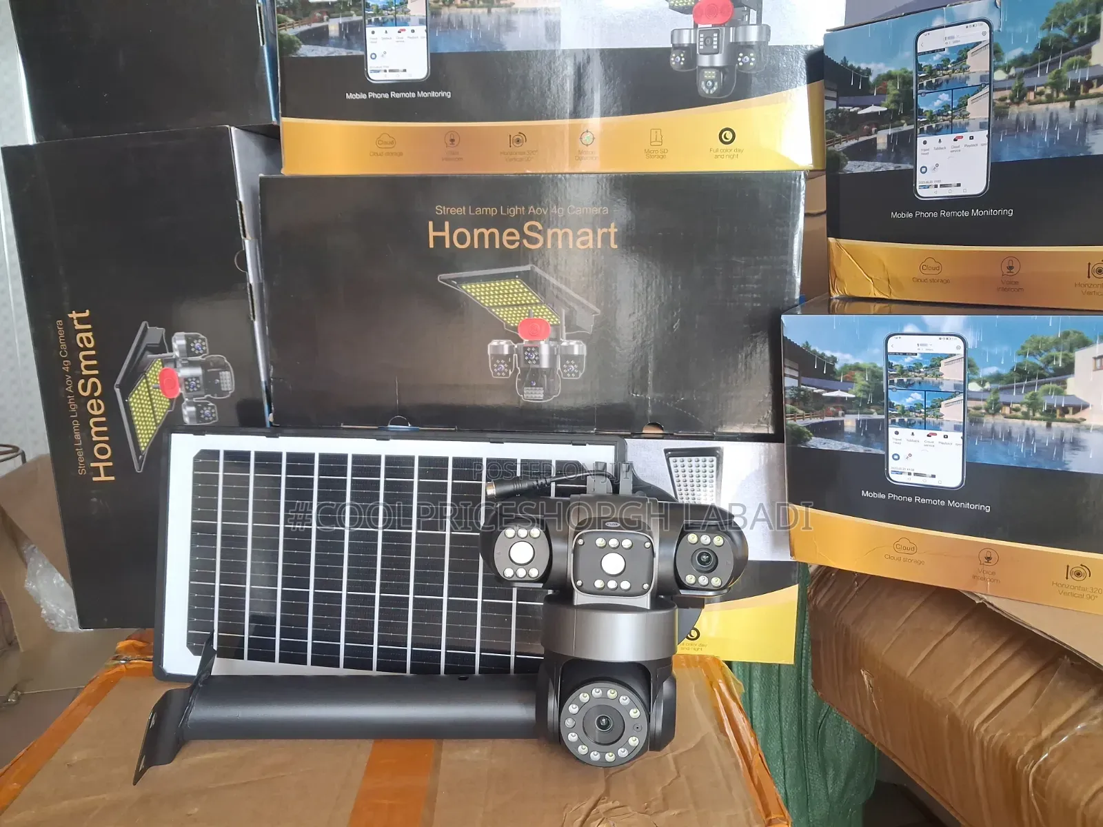 Solar Camera With Led Lights