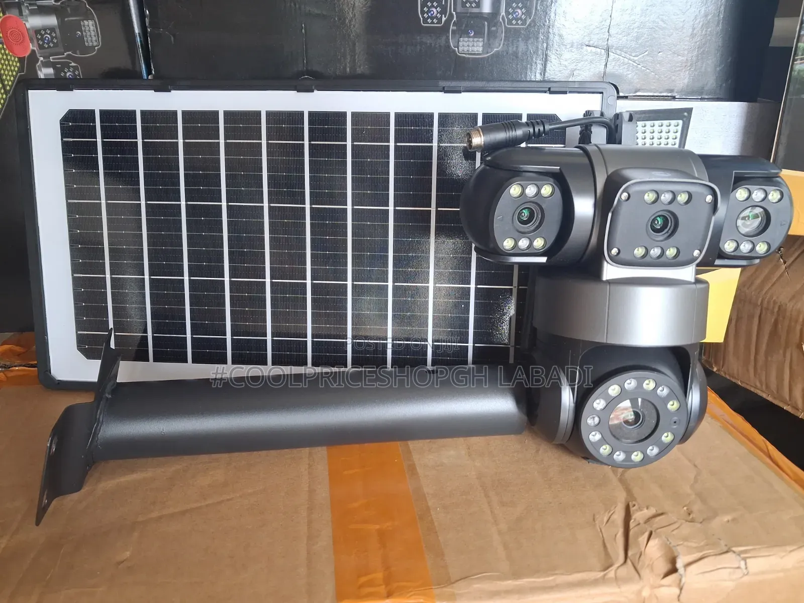 Solar Camera With Led Lights