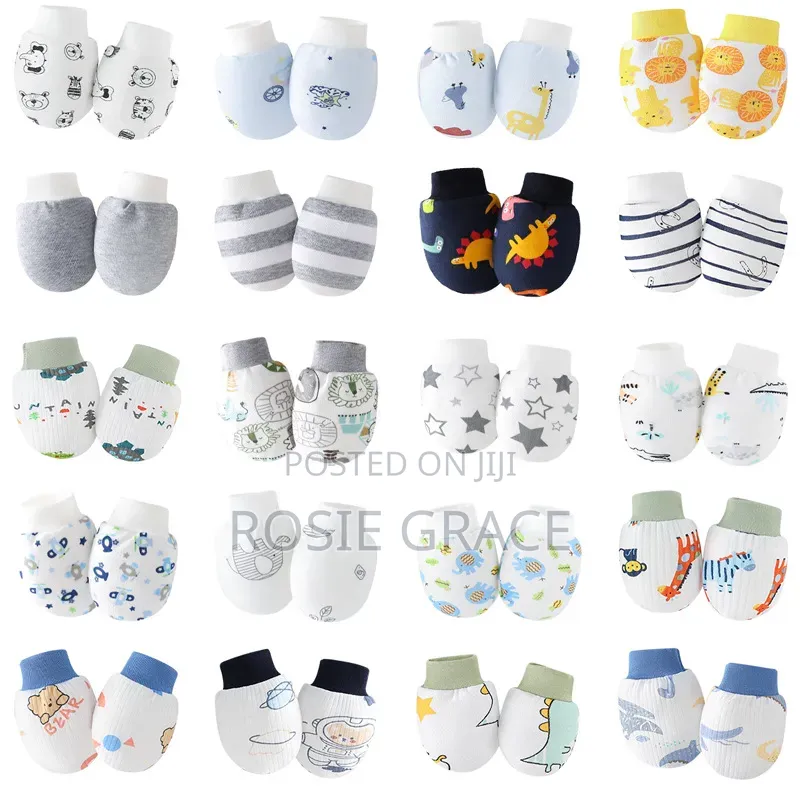 3 Pair Baby Mittens