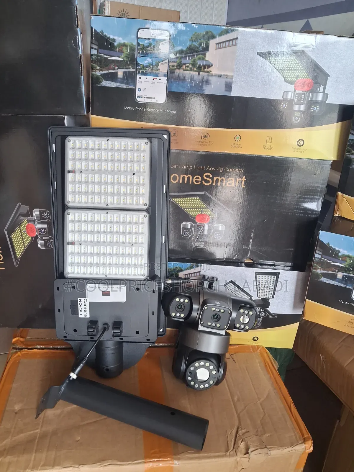 Solar Camera With Led Lights