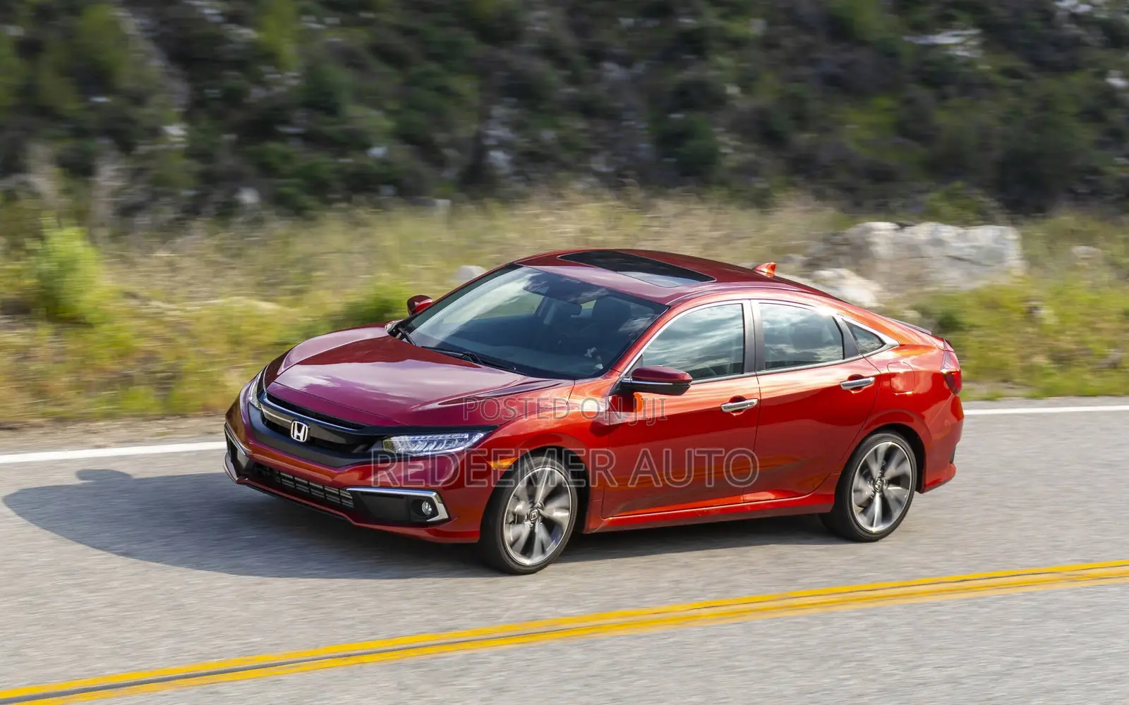 Honda Civic Front Cut 2016,2017,2018,2019,2020,2021