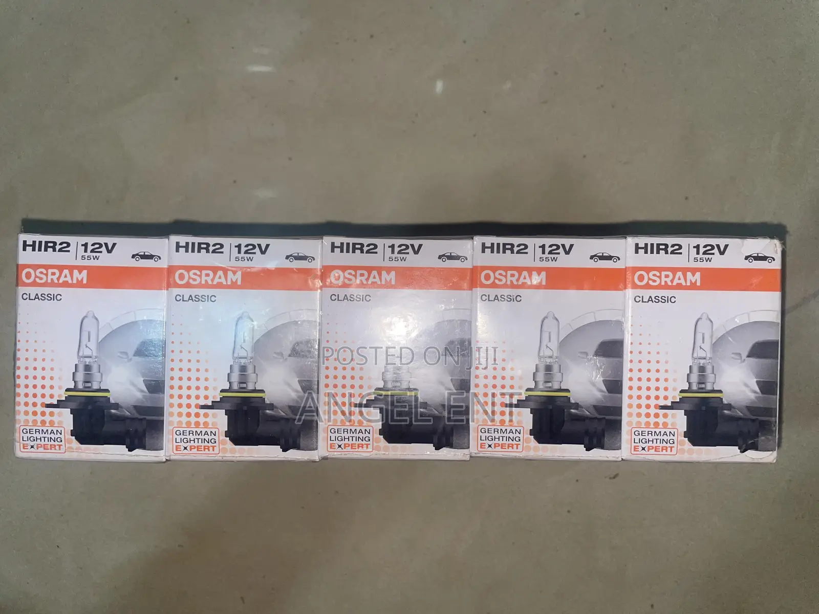 OSRAM Original Line HB3 (9005) & HIR2 12V 60W Halogen Headlight Bulbs