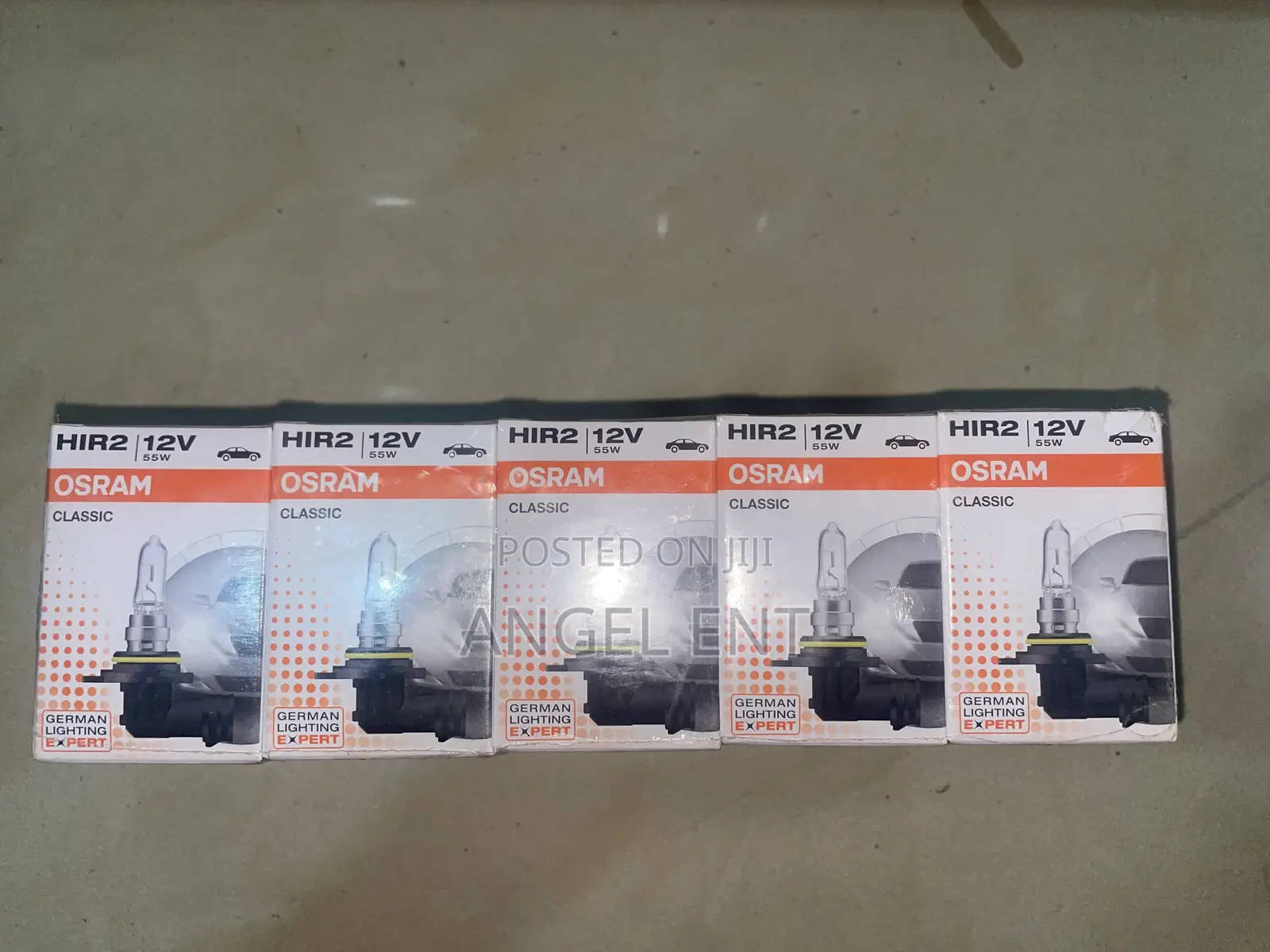 OSRAM Original Line HB3 (9005) & HIR2 12V 60W Halogen Headlight Bulbs