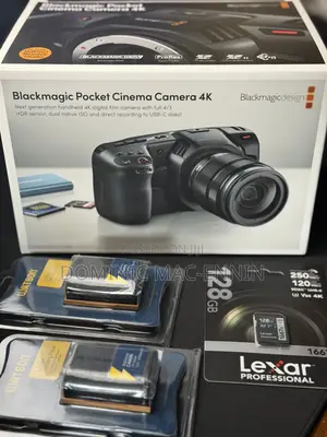 Black Magic Pocket Cinema Camera (Body) + Creator Essentials Kit