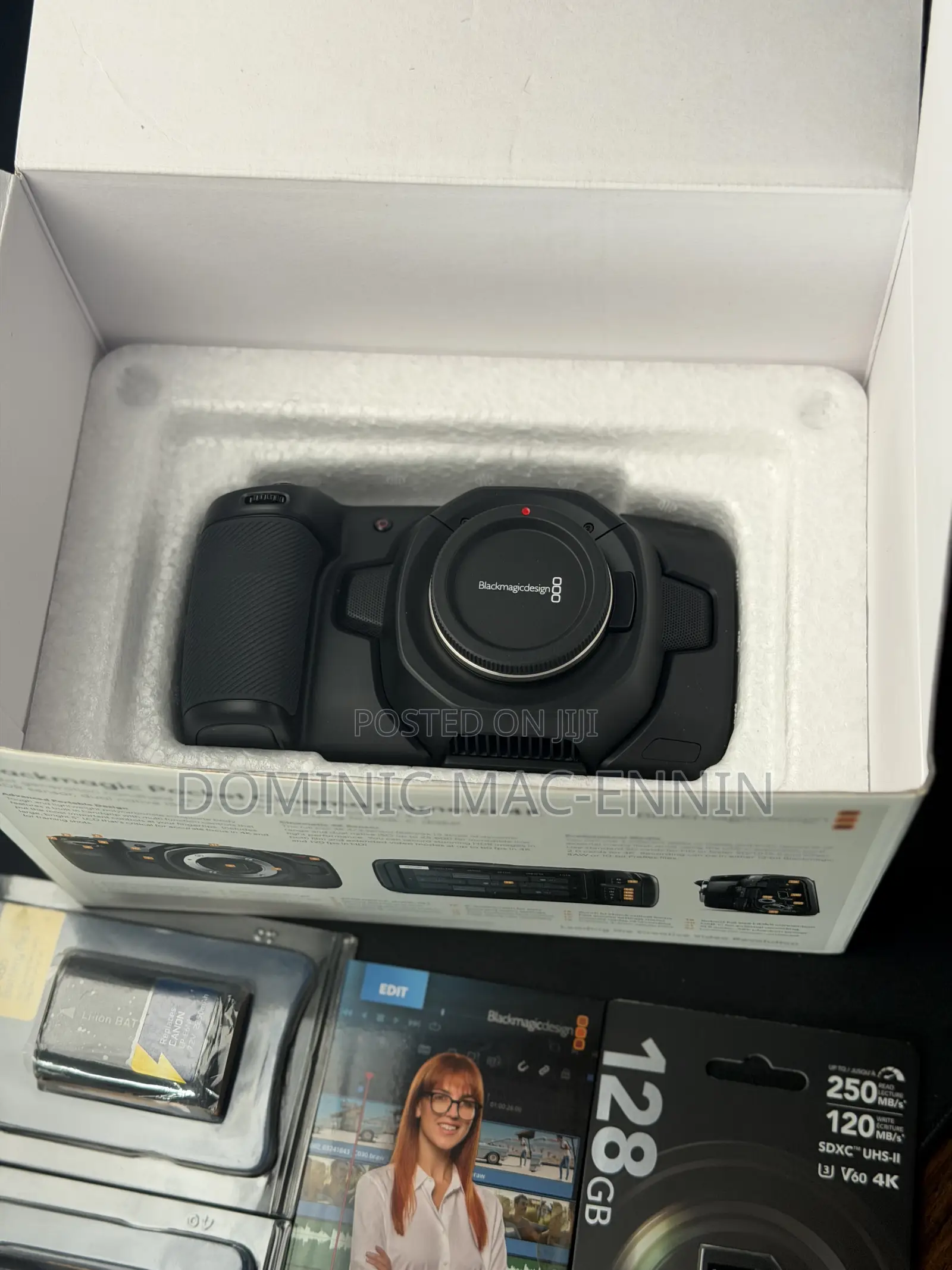 Black Magic Pocket Cinema Camera (Body) + Creator Essentials Kit