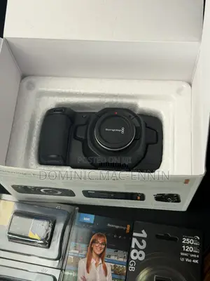 Black Magic Pocket Cinema 4K — Body/Lens + Media Bundle Options