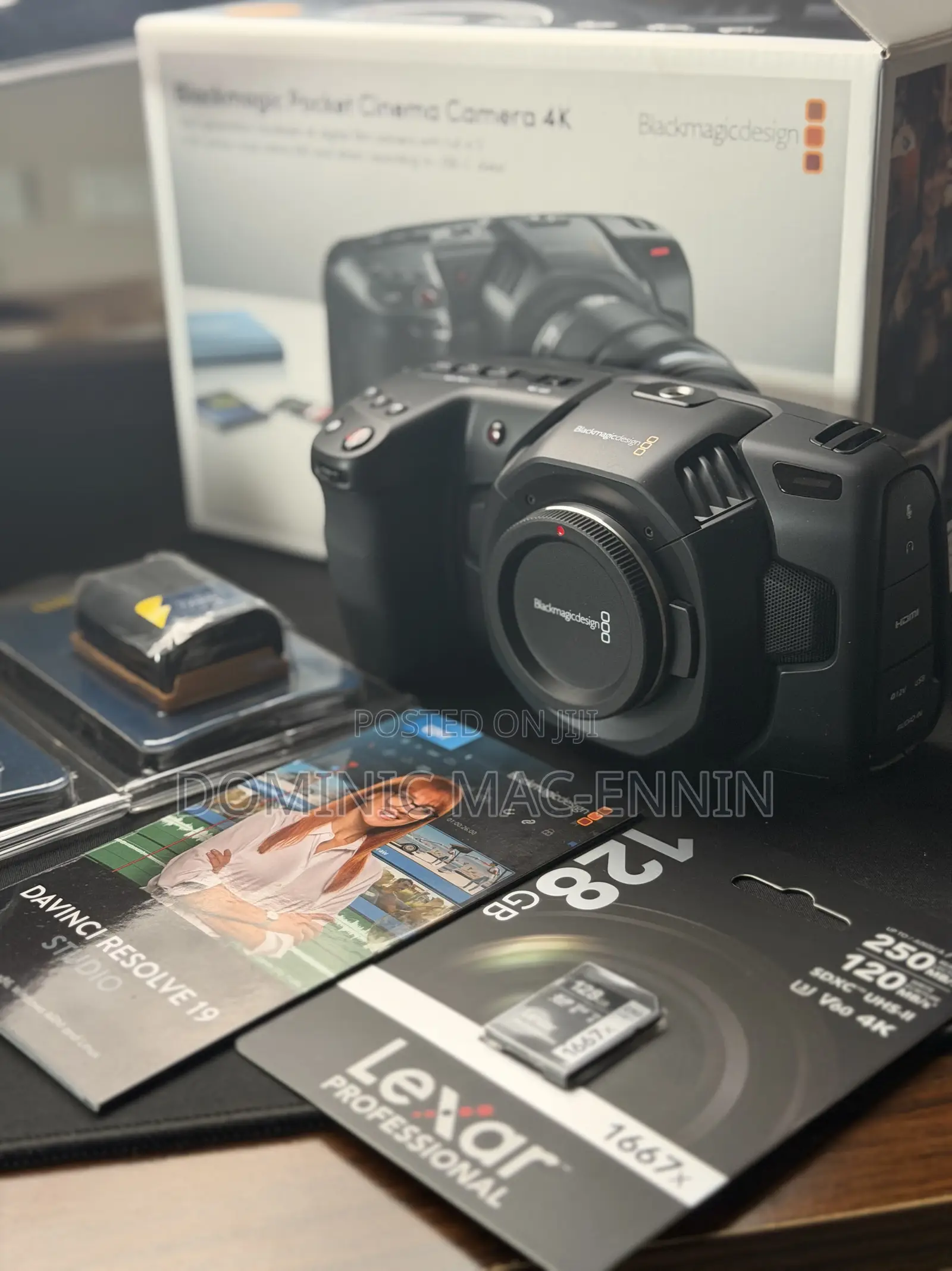 Black Magic Pocket Cinema Camera (Body) + Creator Essentials Kit