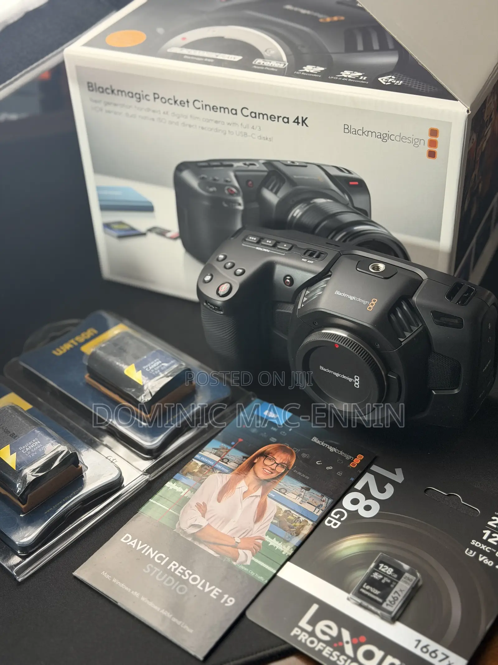 Black Magic Pocket Cinema Camera (Body) + Creator Essentials Kit
