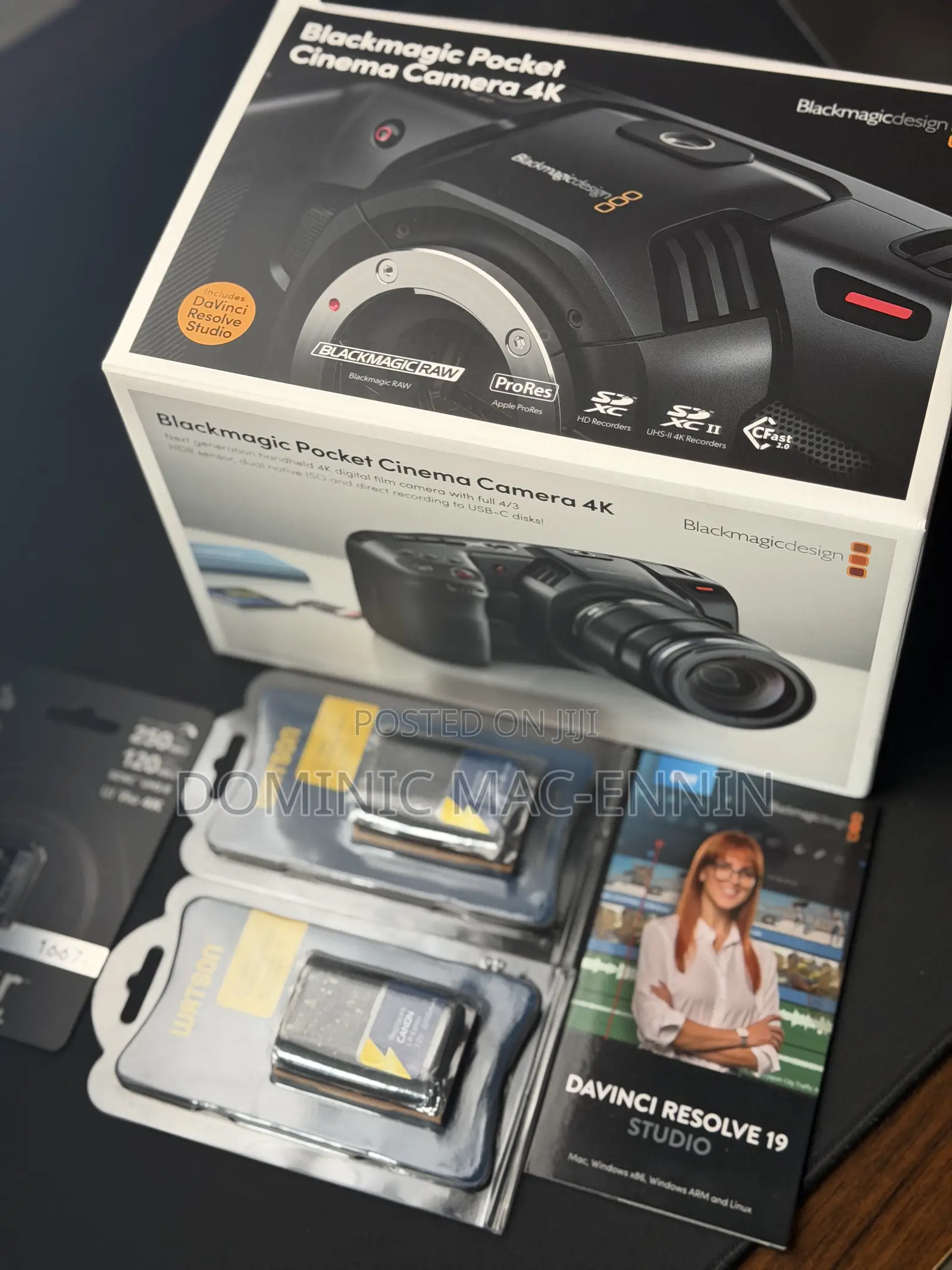 Black Magic Pocket Cinema Camera (Body) + Creator Essentials Kit