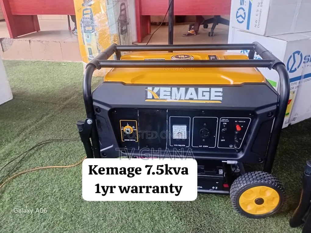 Kemage 7.5KVA 8500 Watt Heavy Duty Generator7.5kva