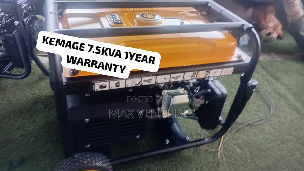 KEMAGE 7.5KVA Generator Quality Power You Can Trust 7.5kva