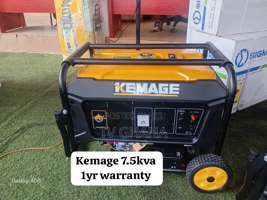 Kemage 7.5KVA 8500W Generator – Powerful Home Office Backup7.5kva