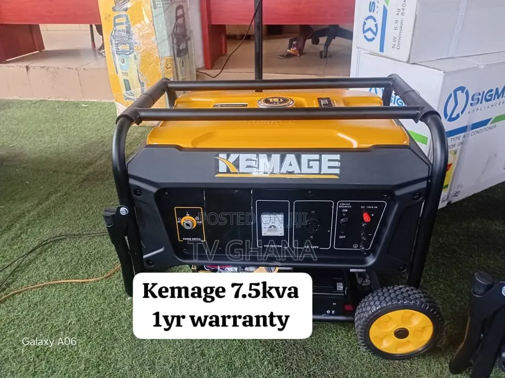 Kemage 7.5KVA 8500W Generator – Powerful Home Office Backup7.5kva