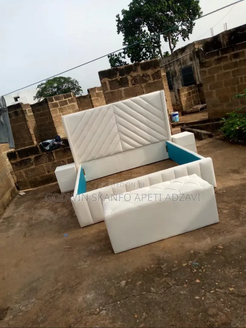 King Size Bed Frame and Side Drawer Available