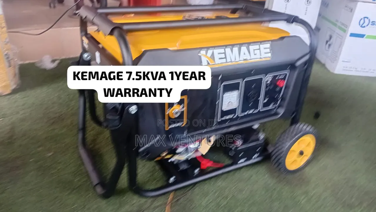 Get KEMAGE 7.5KVA Generator Powerful Performance 7.5hp