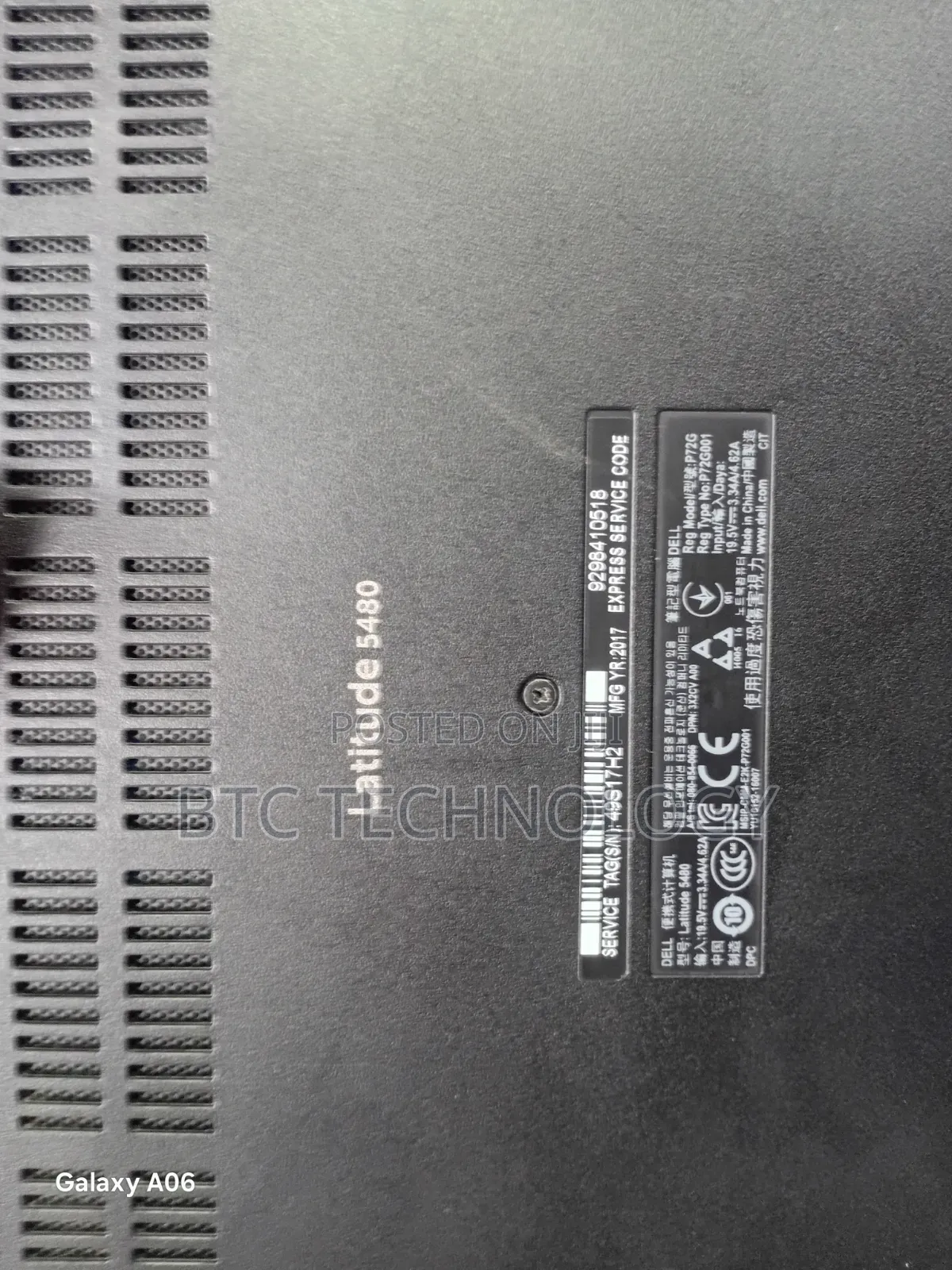 Laptop Dell Latitude 5480 8GB Intel Core i5 SSD 256GB