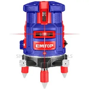 EMTOP ESLE53001 Professional 5-Line Self-Leveling Red Laser Level