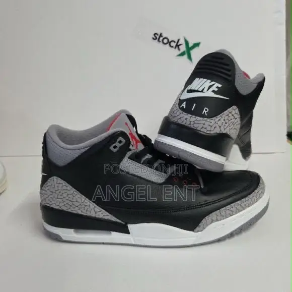 Air Jordan 3 Retro Sneakers Available in Box (Location: Adum Kumasi)