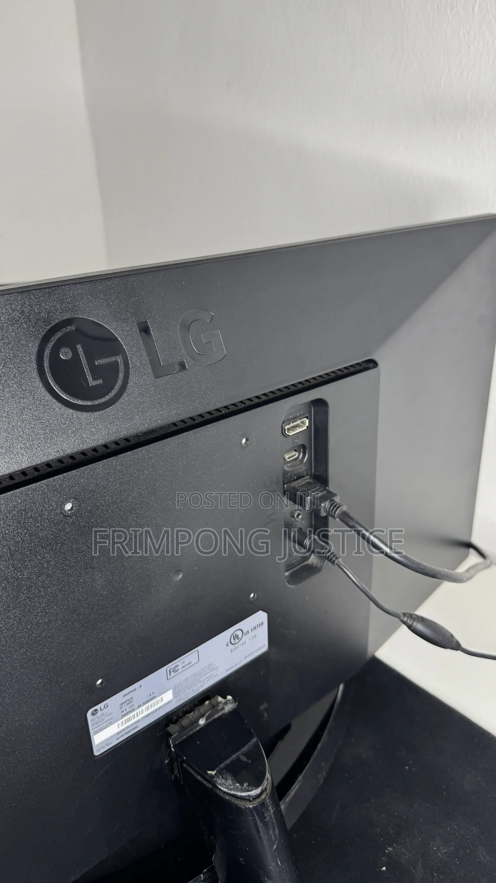LG 29” UltraWide Monitor 29WP60G – 2560×1080 IPS | 75Hz | HDR10