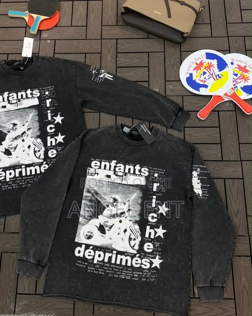 Enfants Riches Déprimés Long-Sleeve Available (Location: Adum Kumasi)