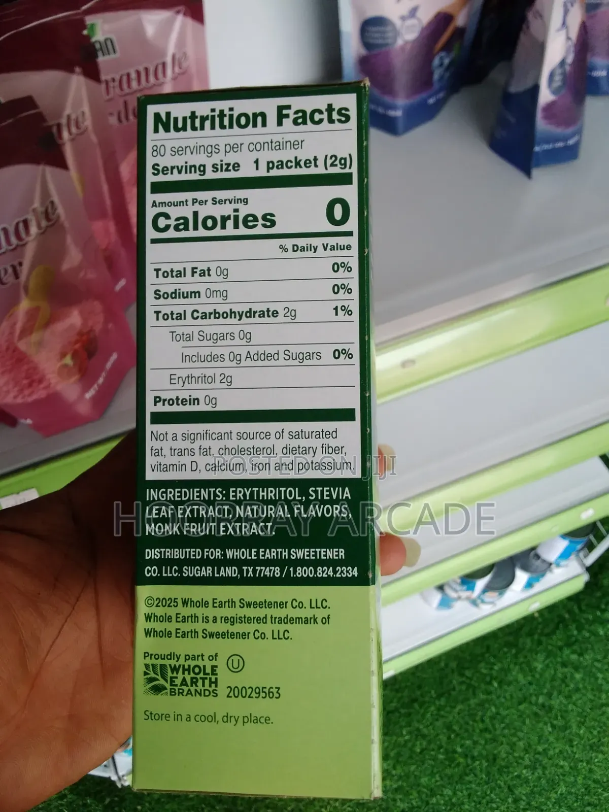 Stevia and Monk Fruit - 80packets (Sugar Replacement) - 160g