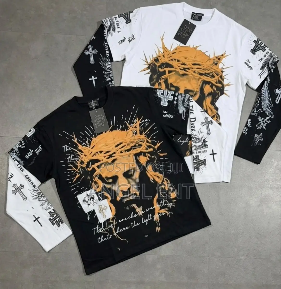 Our Goth Men’s 2 in 1 Long Sleeve Jesus Long Sleeves (Loc:Adum Kumasi)
