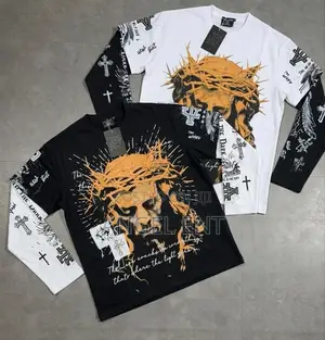 Our Goth Men’s 2 in 1 Long Sleeve Jesus Long Sleeves (Loc:Adum Kumasi)