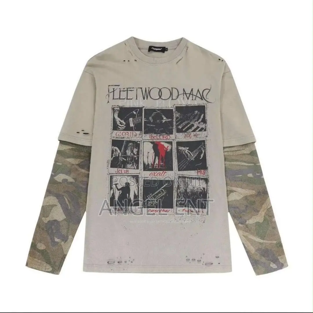 Fleetwood Mac & Saint Vanity Long Tees (Location: Adum Kumasi)