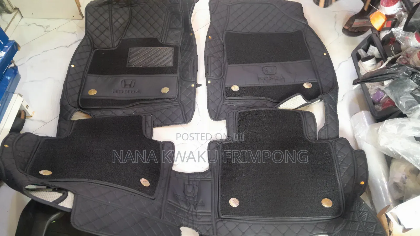 5d/7d Leather Honda Branded/Logo Floor Mats Available
