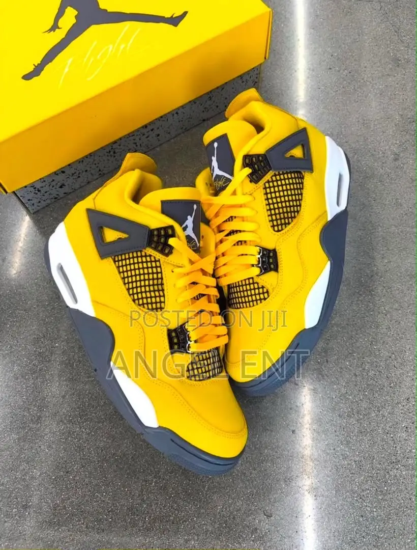Air Jordan 4 Retro Lightning' Sneakers Available(Location:Adum Kumasi)