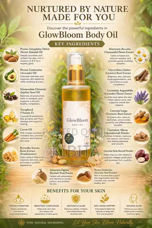 GlowBloom Body Oil