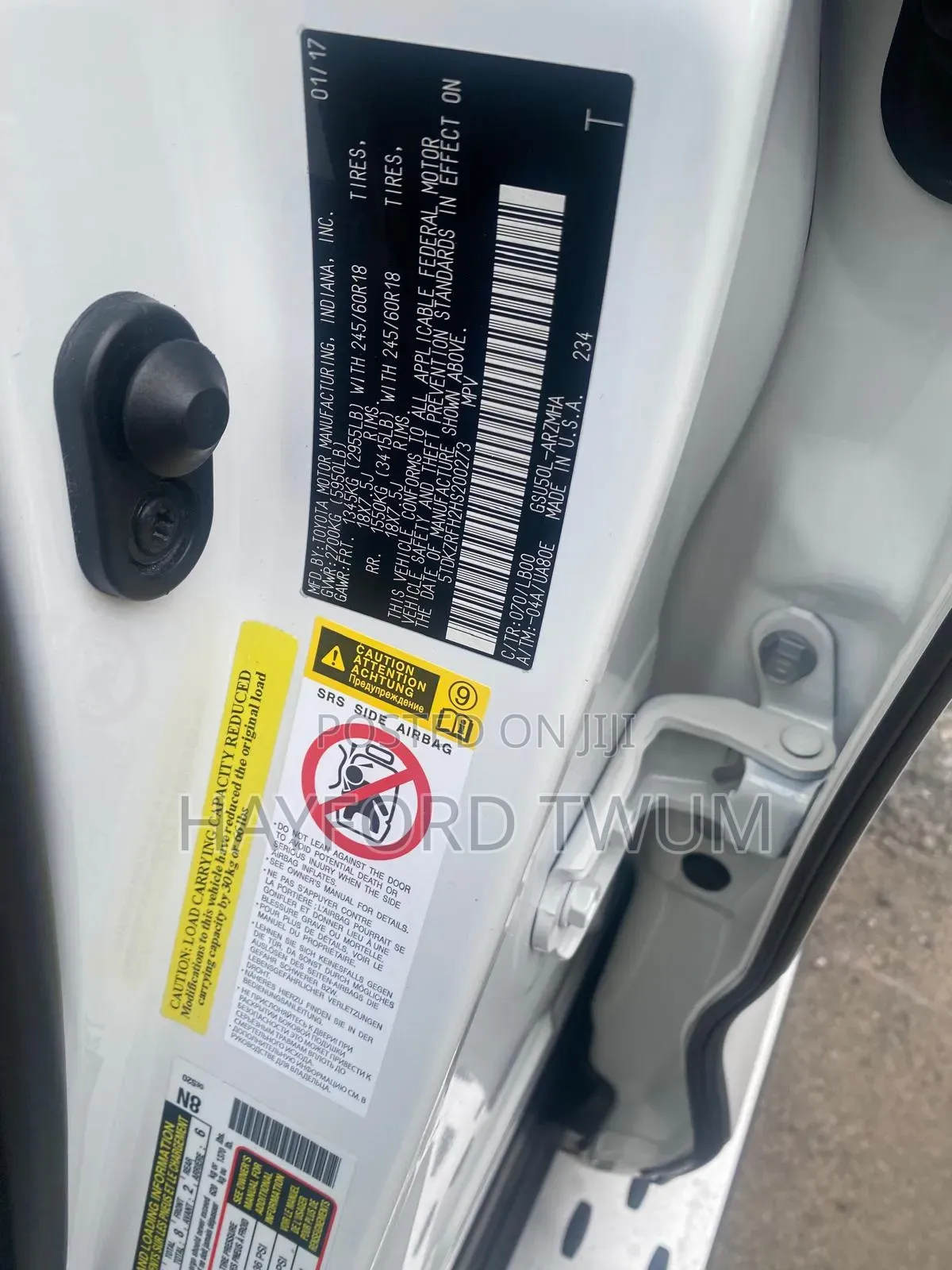 Toyota Highlander 2018 White