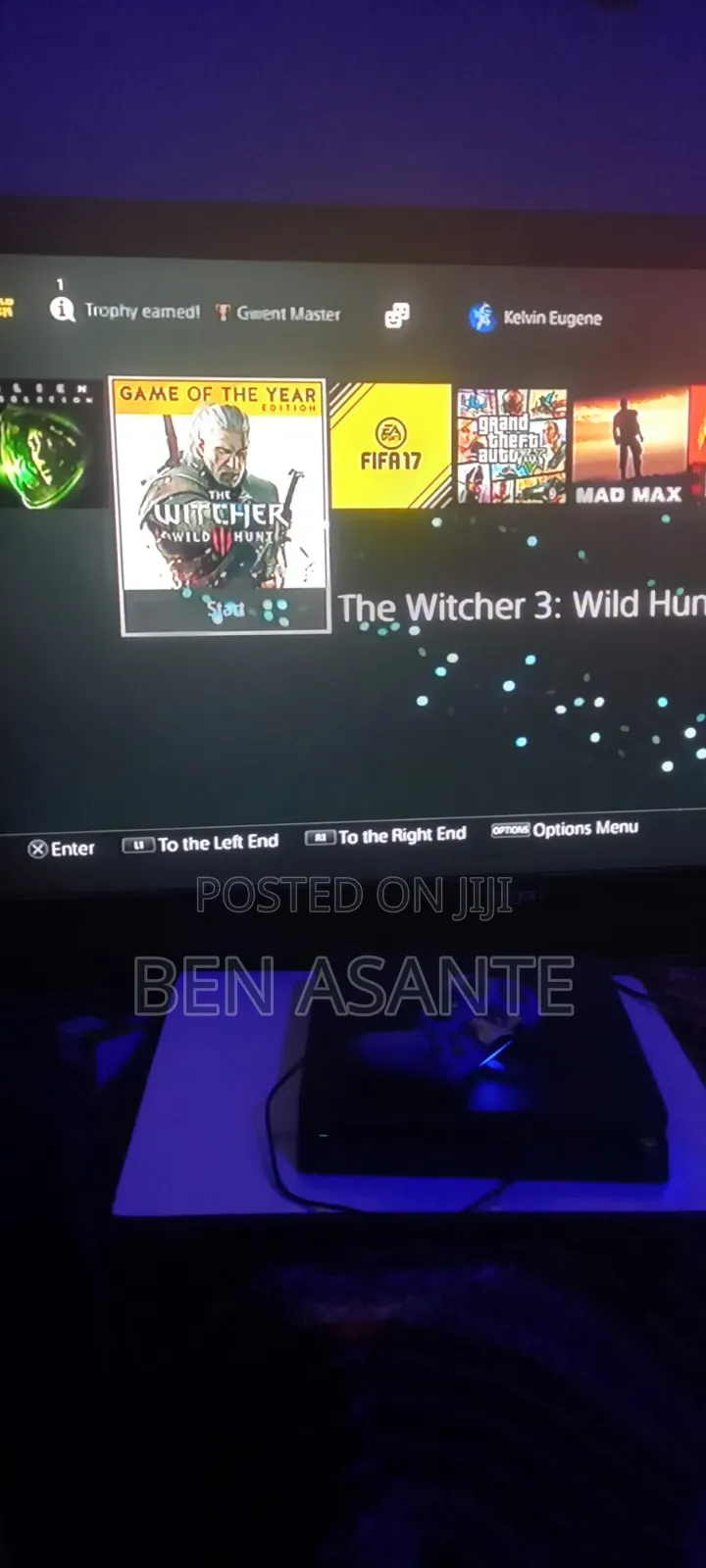 PS4 Slim 500GB Jailbroken + 1 Controller + 7 Games