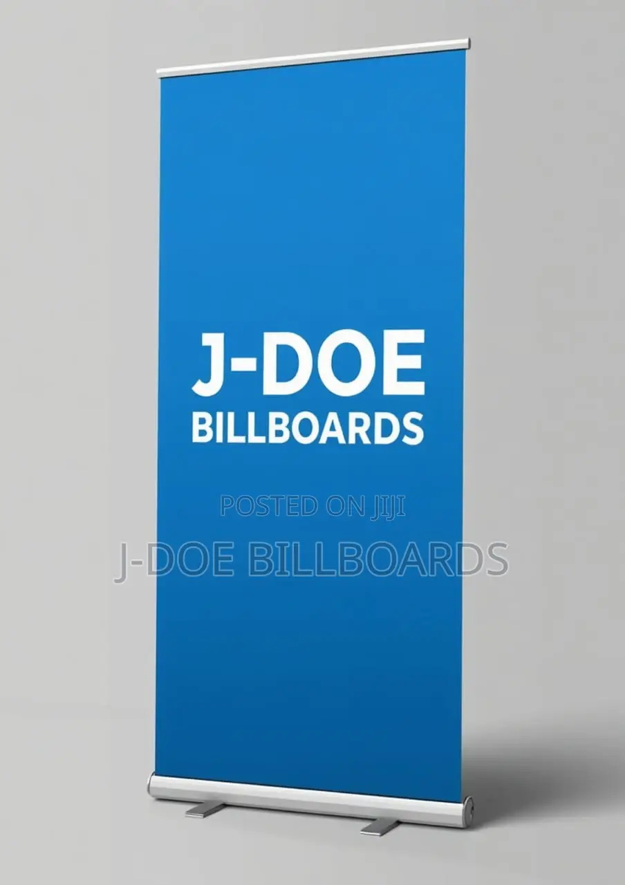 Large Format Printing, Billboards, Pullup Banners, Telescopic Flags.