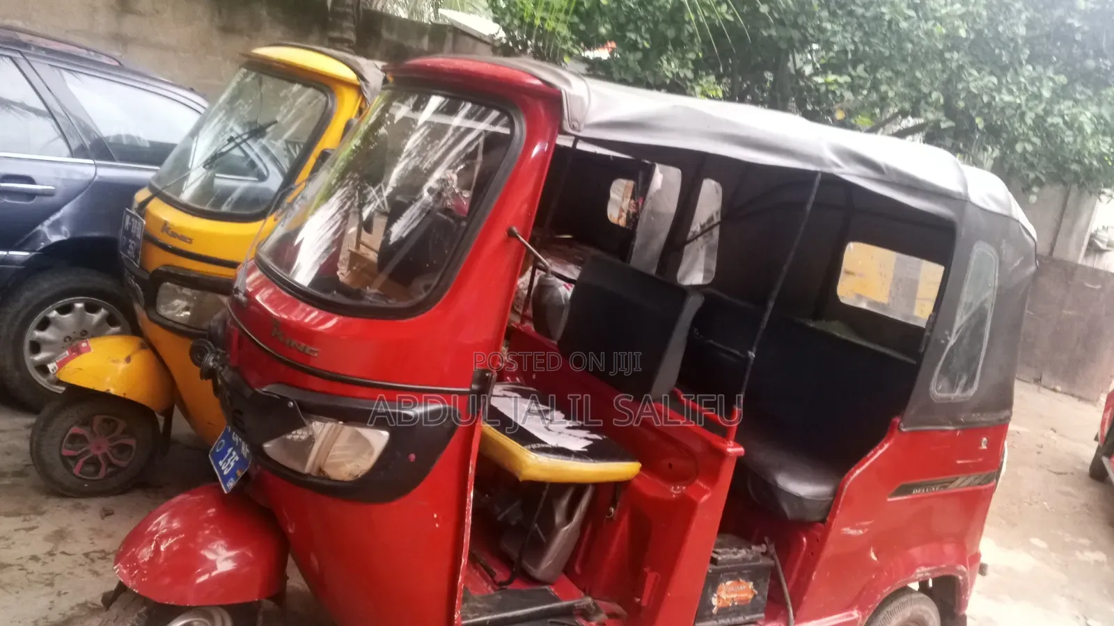 TVS King Deluxe Plus iTouch Start 2024 Red