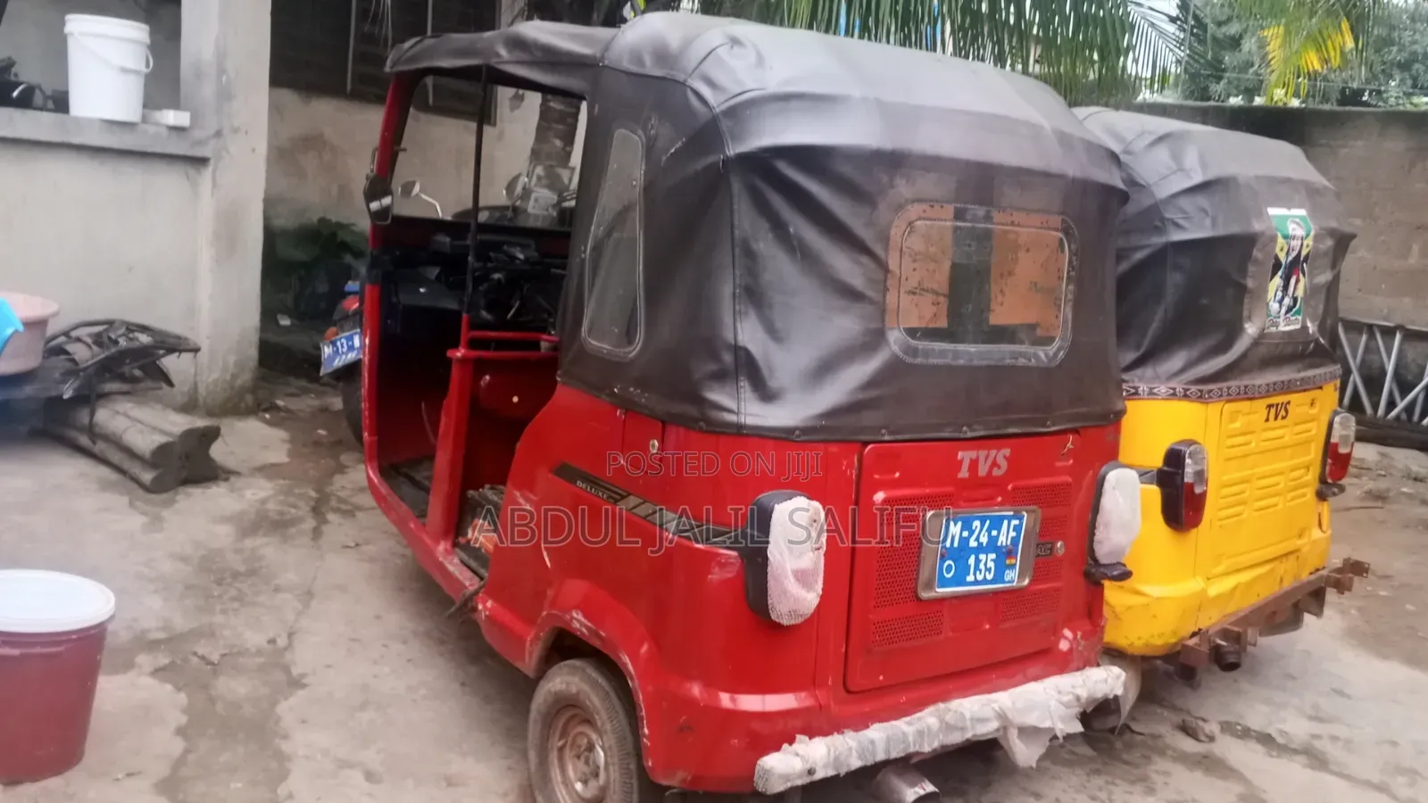 TVS King Deluxe Plus iTouch Start 2024 Red