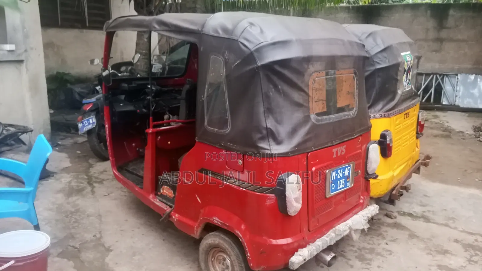TVS King Deluxe Plus iTouch Start 2024 Red