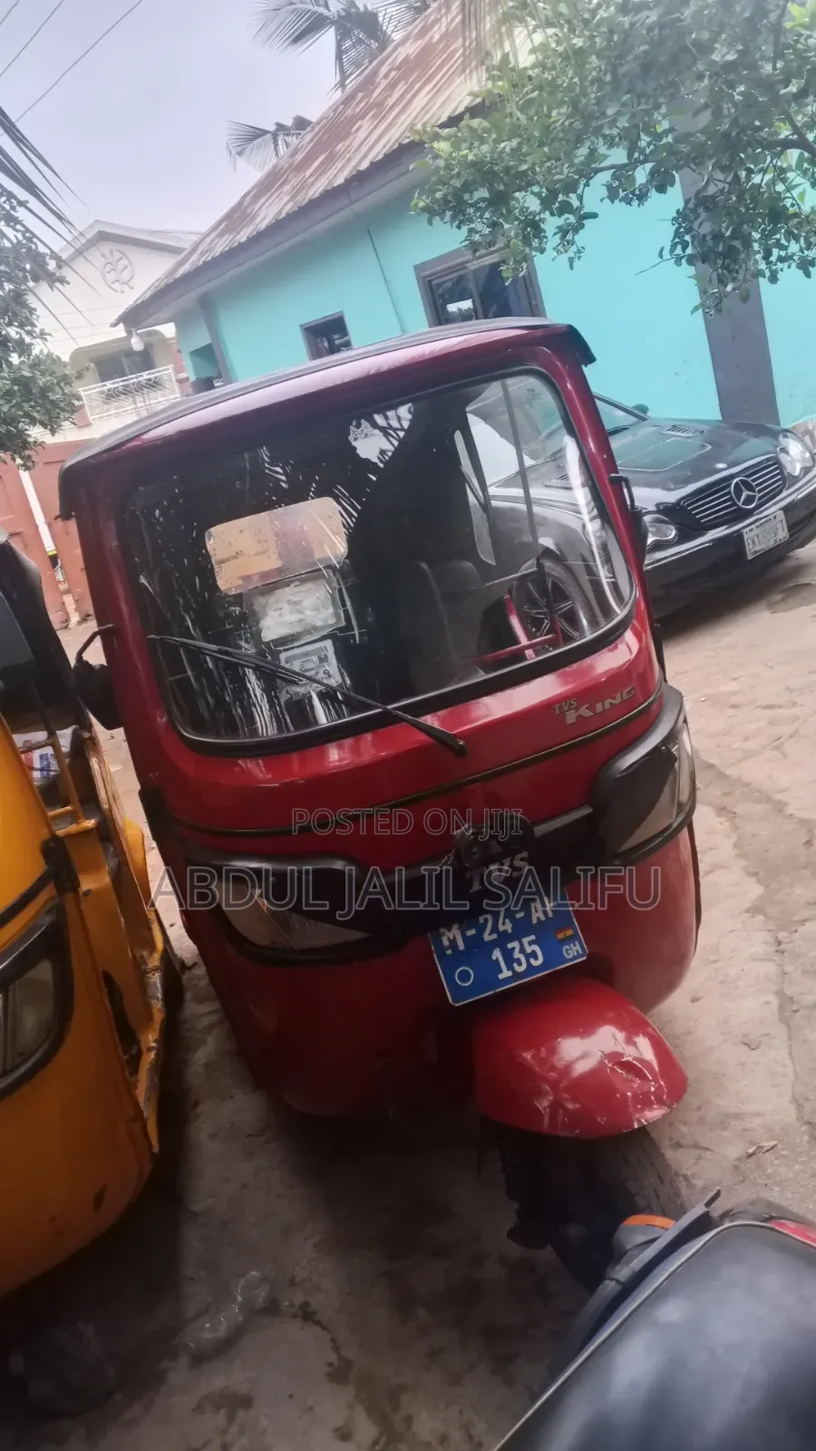 TVS King Deluxe Plus iTouch Start 2024 Red
